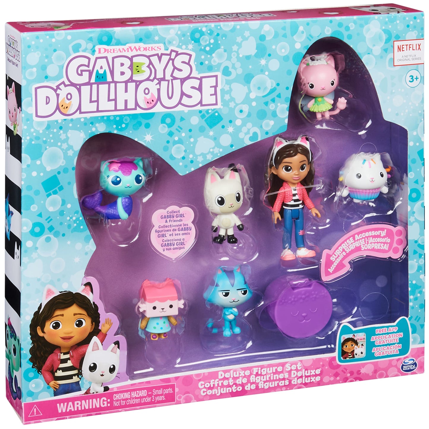 Gabby’s Dollhouse, Purrfect Dollhouse with 15 Pieces including Toy Figures, Furniture, Accessories and Sounds, Kids Toys for Ages 3 and up