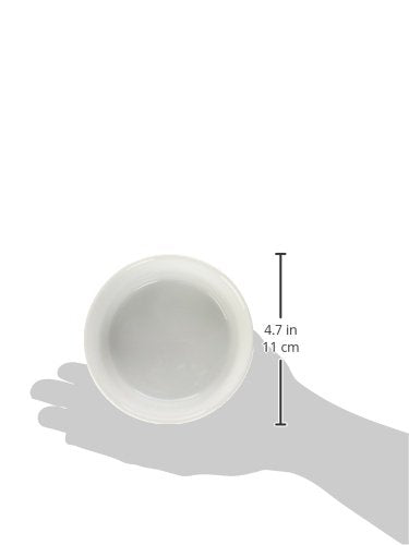 Bone Dry Paw Print Ceramic Pet Bowl, Lattice Collection, Large Set, 7.5x2.4", Aqua, 2 Count