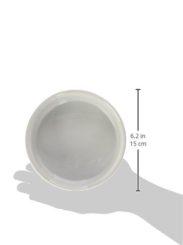 Bone Dry Paw Print Ceramic Pet Bowl, Lattice Collection, Large Set, 7.5x2.4", Aqua, 2 Count