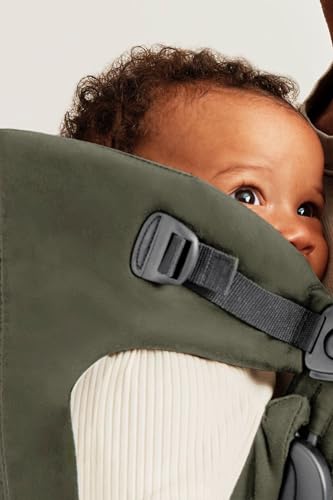 BabyBjörn Baby Carrier Mini, 3D Jersey, Light Beige | Newborn Carrier (7-25 lbs), Ergonomic, Easy-to-Use