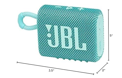 JBL Go 3 - Portable Mini Bluetooth Speaker, big audio and punchy bass, IP67 waterproof and dustproof, 5 hours of playtime, speaker for home, outdoor and travel (Pink)