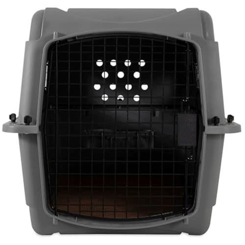 Petmate Sky Kennel - For Air and Travel, Airline Compliant Dog Crate for Pets up 15-30 lbs, Heavy Duty Dog Kennel, Made in the USA- 28 Inches