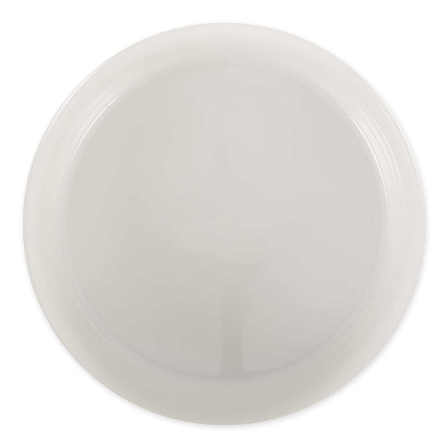 Bone Dry Paw Print Ceramic Pet Bowl, Lattice Collection, Large Set, 7.5x2.4", Aqua, 2 Count