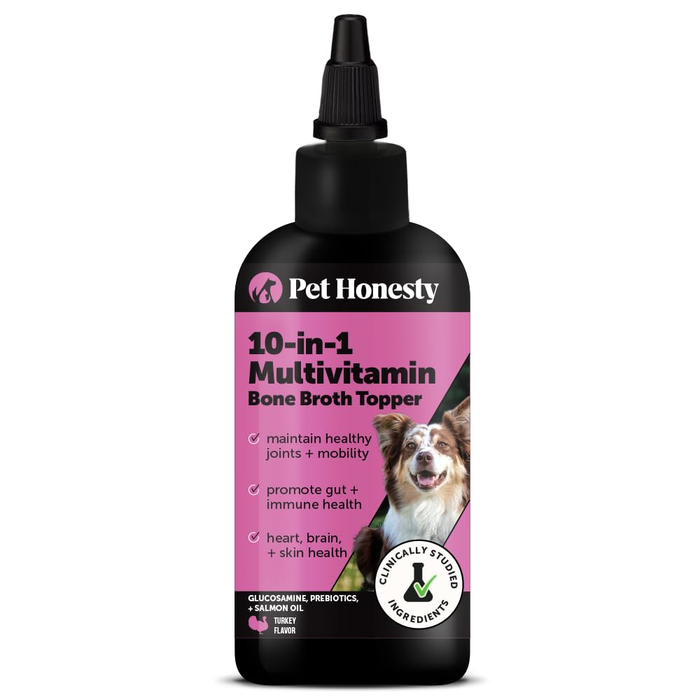 Dog Multivitamin - 10 in 1 Dog Vitamins for Health & Heart - Omega Fish Oil, Glucosamine & Probiotics - Dog Vitamins and Supplements for Skin and Coat (Chicken 180 ct)