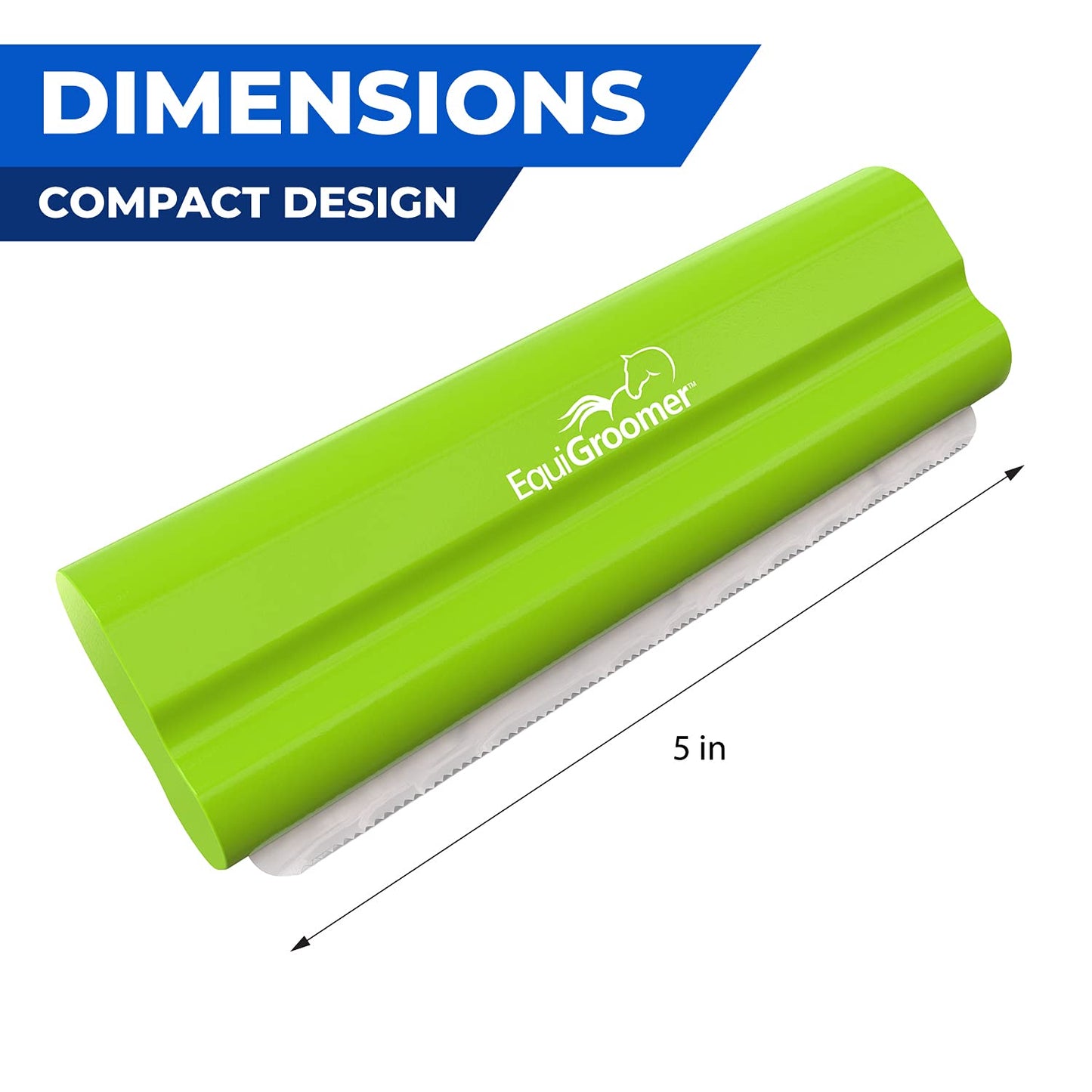 EasyGroomer Deshedding Brush for Dogs Cats Blue Undercoat Tool for Large and Small Pets Comb Removes Loose Dirt, Hair and Fur