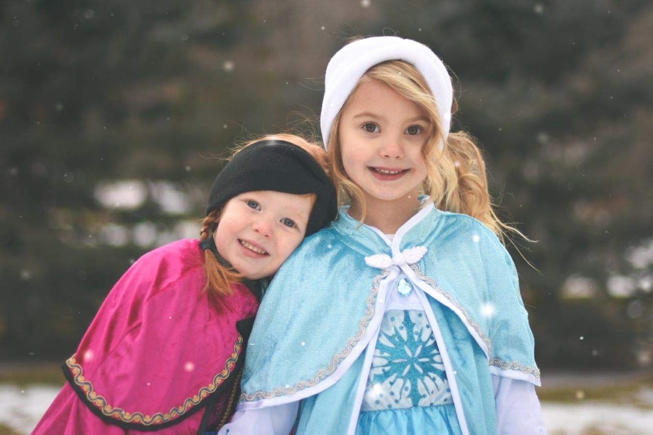 Little Adventures Ice Princess Dress up Costume - Machine Washable Girls Child Pretend Play and Party Outfit with No Glitter