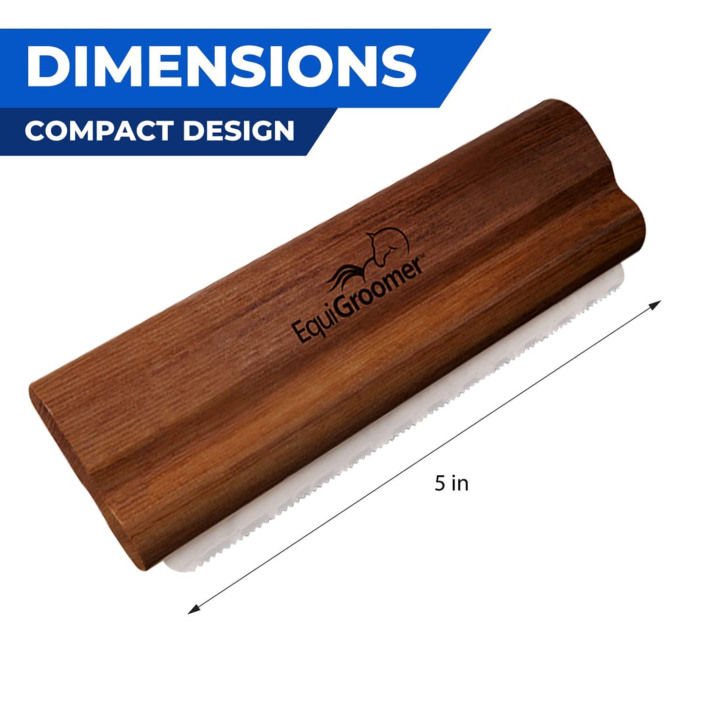 EasyGroomer Deshedding Brush for Dogs Cats Blue Undercoat Tool for Large and Small Pets Comb Removes Loose Dirt, Hair and Fur