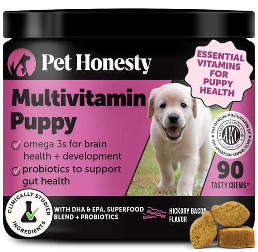 Dog Multivitamin - 10 in 1 Dog Vitamins for Health & Heart - Omega Fish Oil, Glucosamine & Probiotics - Dog Vitamins and Supplements for Skin and Coat (Chicken 180 ct)