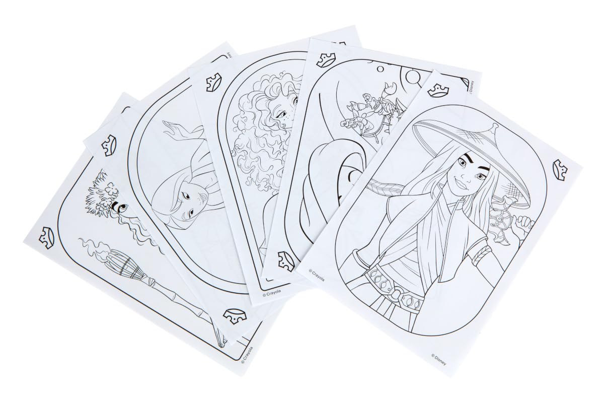 Crayola Disney Princess Art Case (75ct) Art Kit for Kids, Art Supplies, Coloring Set, Gift for Girls & Boys