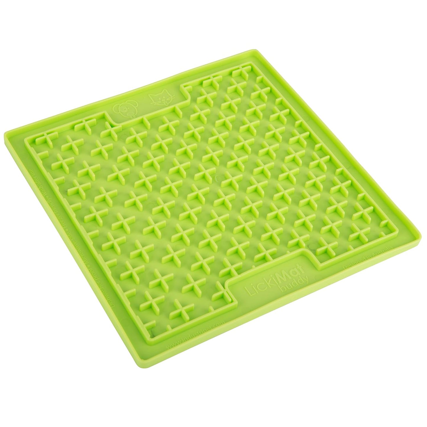 LickiMat Classic Soother Slow Feeder for Dogs Lick Mat Boredom Anxiety Reducer Perfect for Food Treats Yogurt Liquid Food Peanut Butter Fun Alternative to a Slow Feed Dog Bowl, Turquoise