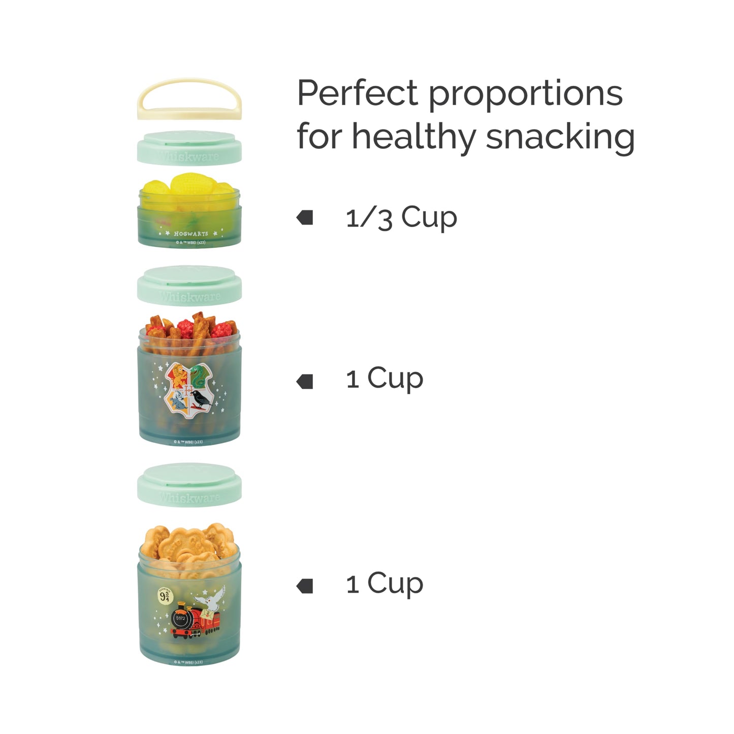 Whiskware Star Wars Stackable Snack Pack, Darth Vader & Storm Trooper