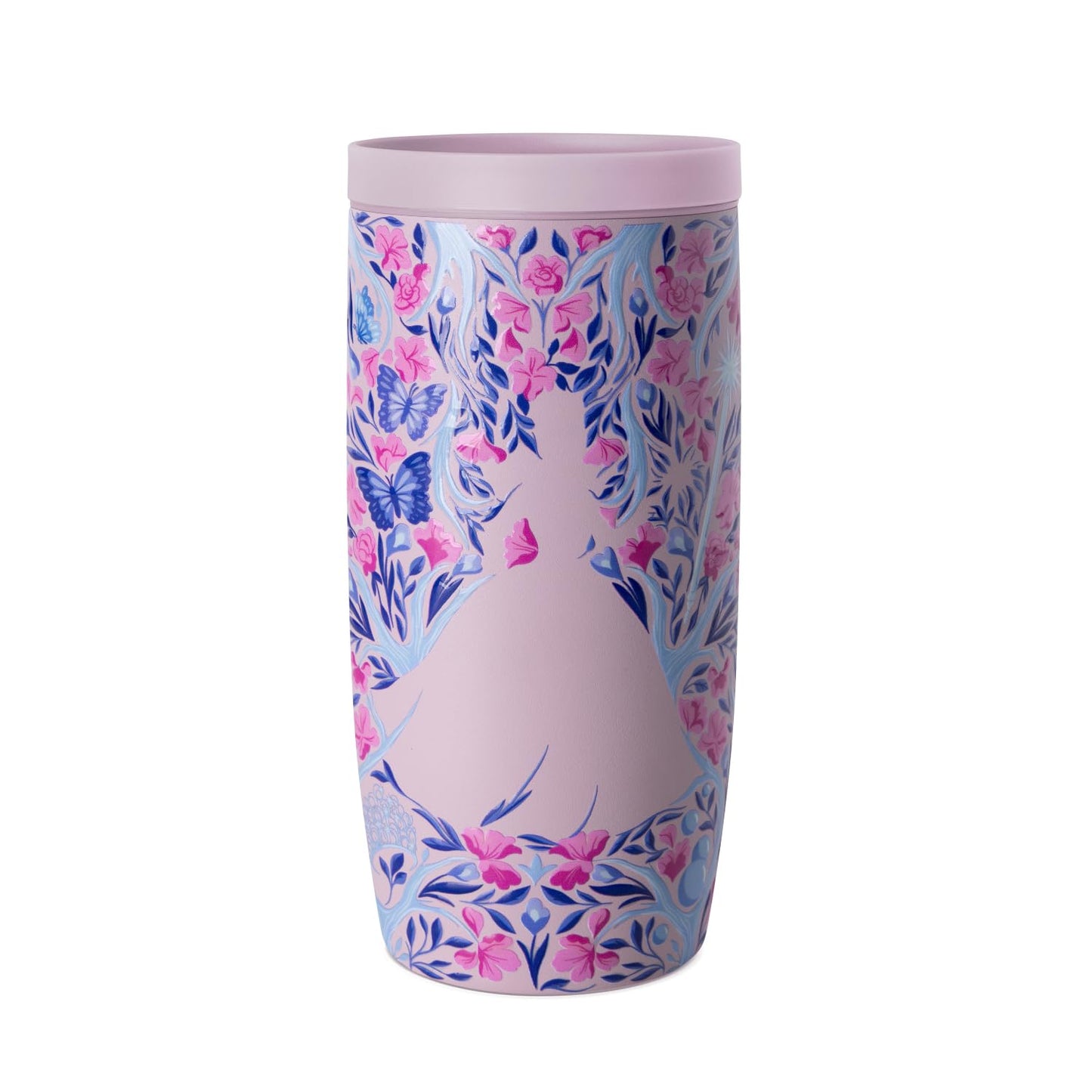 Simple Modern Wicked Signature Voyager | 16oz Travel Coffee Mug Tumbler with 360° Lid | Gifts for Women Men | Ceramic-Lined Insulated Stainless Steel Cold Brew Iced Coffee Cup | Elphaba Florals