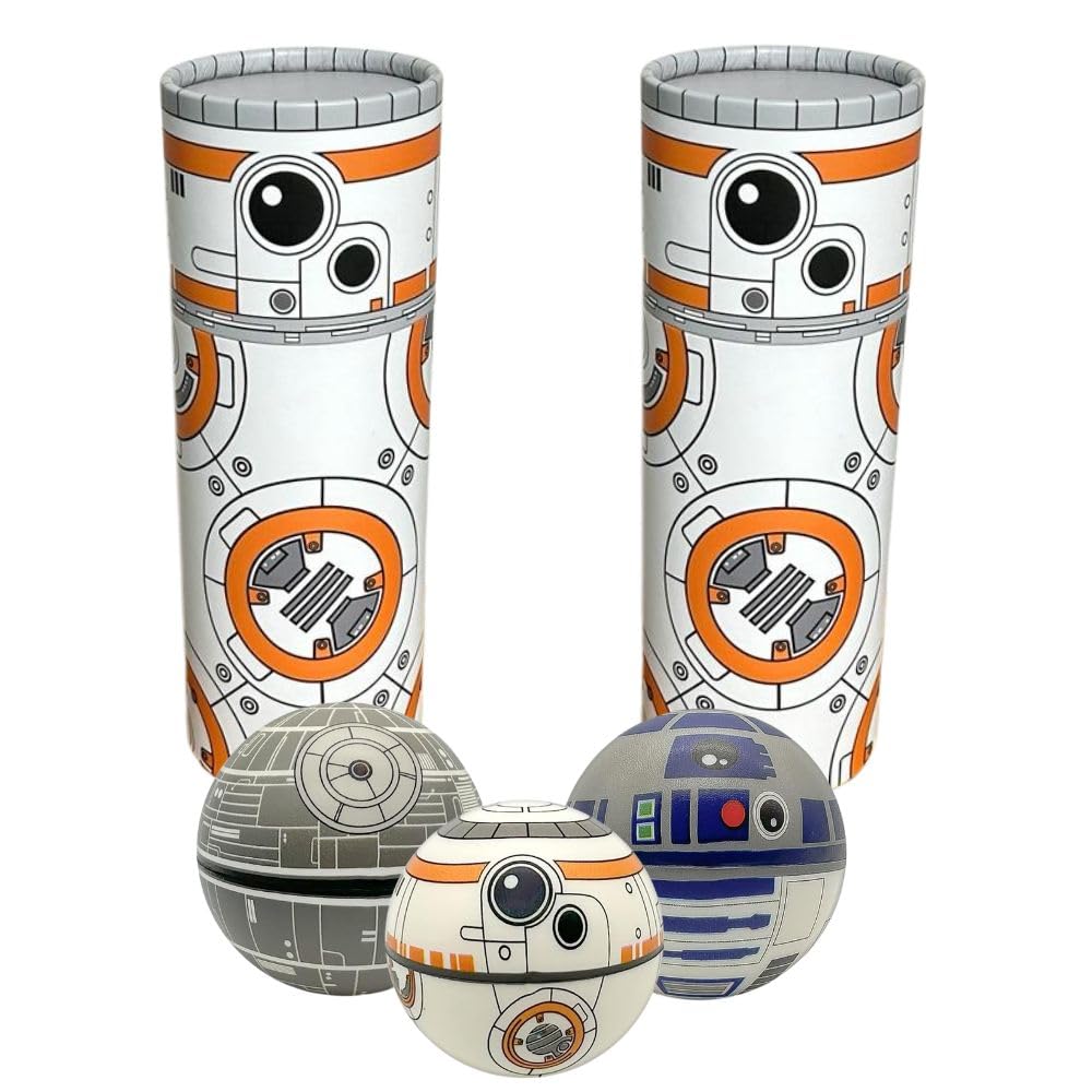 StarWar Stress Balls Set - Pop Fidget Toy for Kids and Adults, Relief Fidget, Anti Squeeze Use Play/Decor/Help Relieve Stress/Improve Concentation Focus
