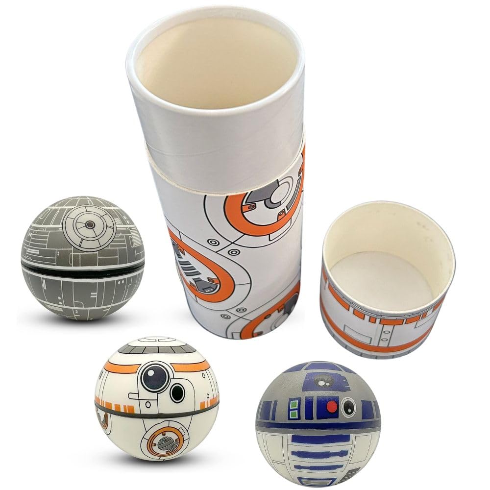 StarWar Stress Balls Set - Pop Fidget Toy for Kids and Adults, Relief Fidget, Anti Squeeze Use Play/Decor/Help Relieve Stress/Improve Concentation Focus