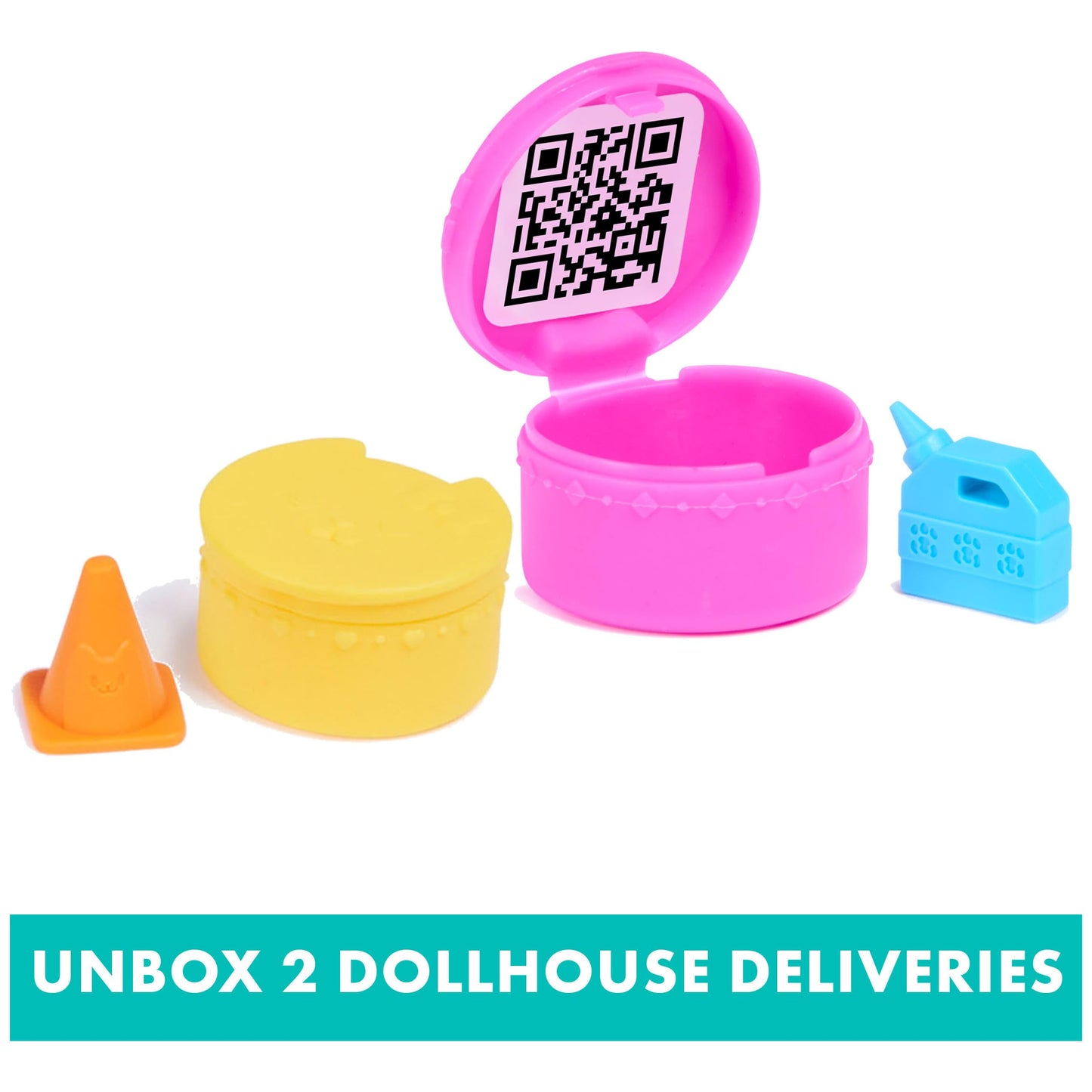 Gabby’s Dollhouse, Purrfect Dollhouse with 15 Pieces including Toy Figures, Furniture, Accessories and Sounds, Kids Toys for Ages 3 and up