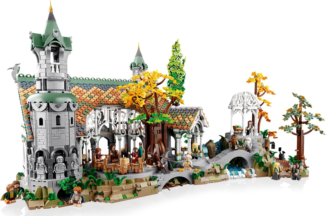 LEGO Icons The Lord of The Rings: Rivendell Building Set for Adults, Ages 18+ - LOTR Bedroom or Home Decor - Gift for Men & Women - 10316