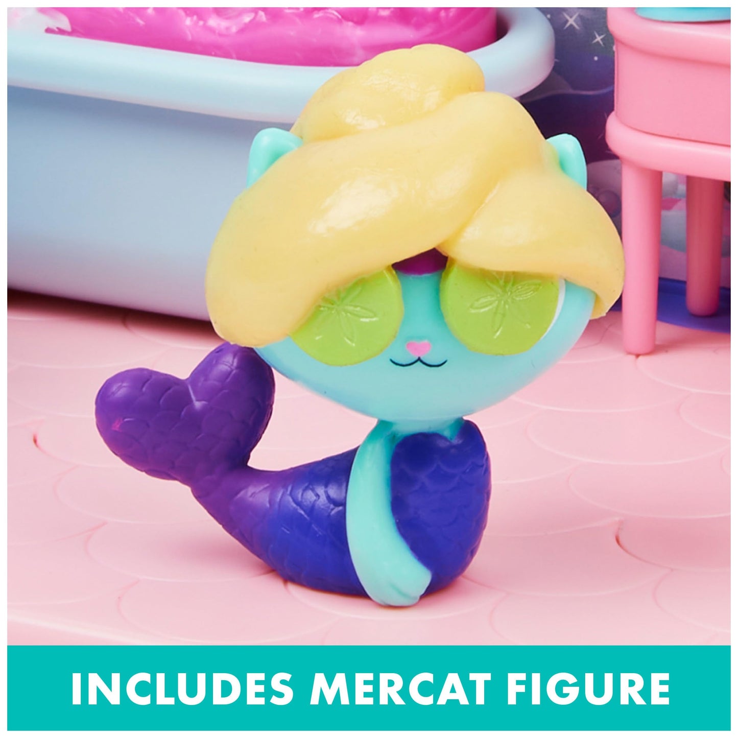 Gabby’s Dollhouse, Purrfect Dollhouse with 15 Pieces including Toy Figures, Furniture, Accessories and Sounds, Kids Toys for Ages 3 and up