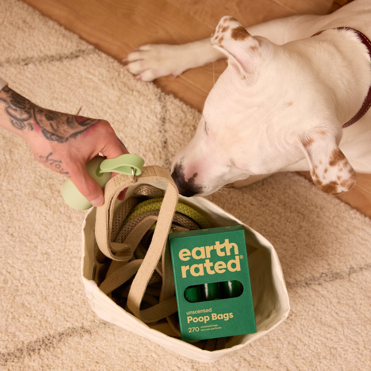 Earth Rated Poop Bags for Dogs, Guaranteed Leak Proof and Extra Thick Waste Bag Refill Rolls, Lavender Scented, 270 Bags