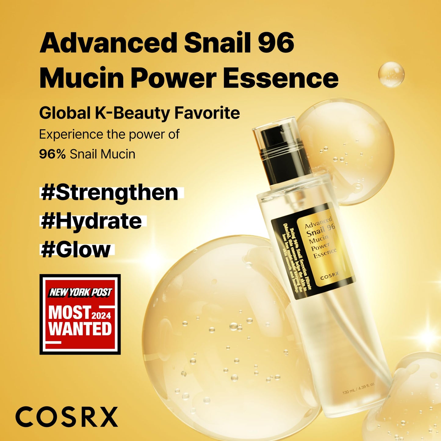 COSRX Snail 96% Mucin Power Essence 2ea & Retinol 0.1% Cream Mini Sample 1ea, Glass Skin Starter Set, Amazon Exclusive, Daily Hydrating & Firming Korean Skin Care Kit, Gift Set, Stocking Stuffers