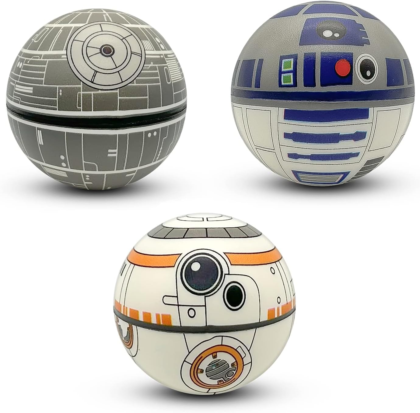 StarWar Stress Balls Set - Pop Fidget Toy for Kids and Adults, Relief Fidget, Anti Squeeze Use Play/Decor/Help Relieve Stress/Improve Concentation Focus