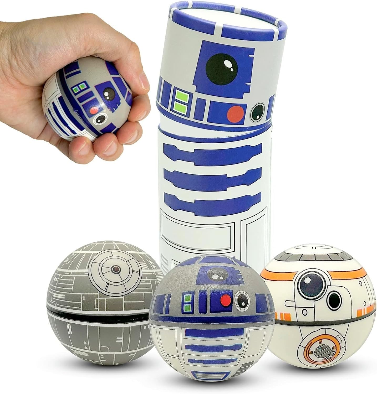 StarWar Stress Balls Set - Pop Fidget Toy for Kids and Adults, Relief Fidget, Anti Squeeze Use Play/Decor/Help Relieve Stress/Improve Concentation Focus