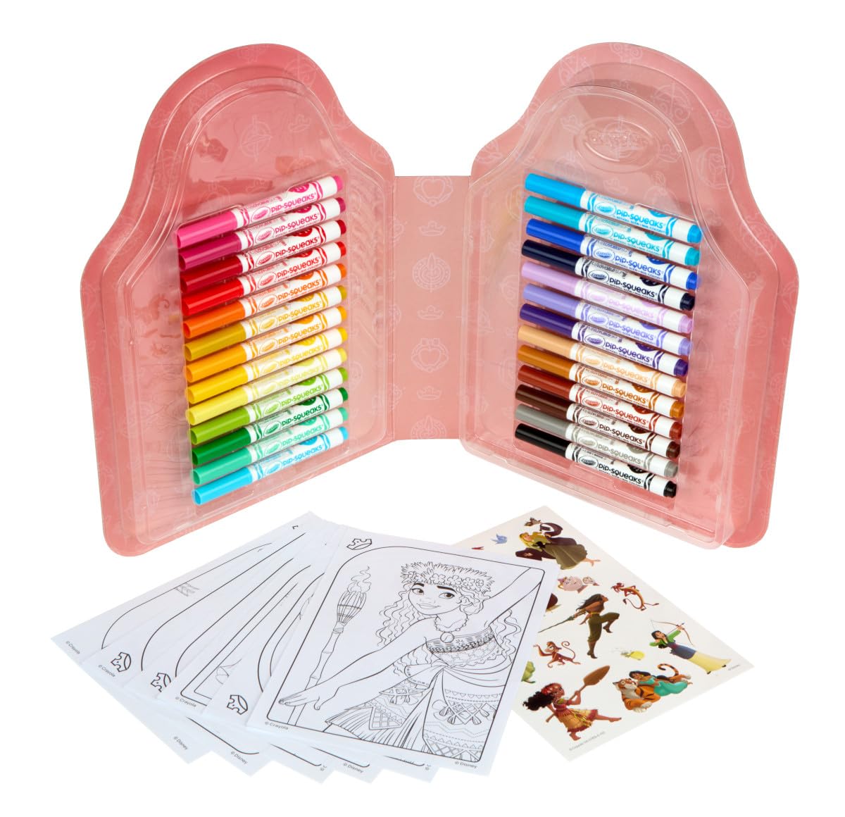 Crayola Disney Princess Art Case (75ct) Art Kit for Kids, Art Supplies, Coloring Set, Gift for Girls & Boys