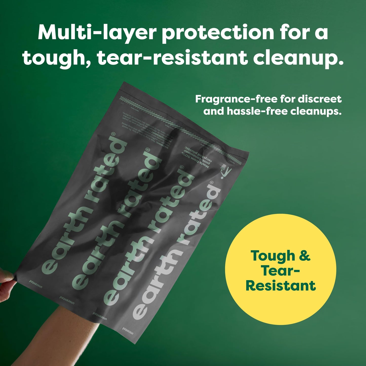 Earth Rated Poop Bags for Dogs, Guaranteed Leak Proof and Extra Thick Waste Bag Refill Rolls, Lavender Scented, 270 Bags