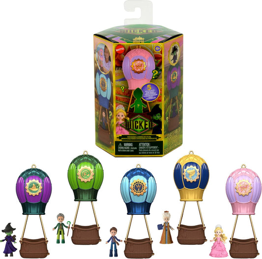 Mattel Universal Pictures’ Wicked Ozian Balloons Reveal Toy Set with Surprise Small Doll, Hot Air Balloon & Accessory (Styles May Vary)