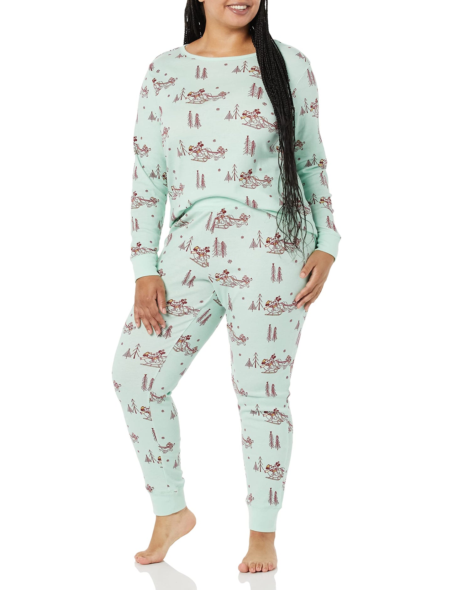 Amazon Essentials Disney | Marvel | Star Wars Women's Snug-Fit Cotton Pajama Sleepwear Sets