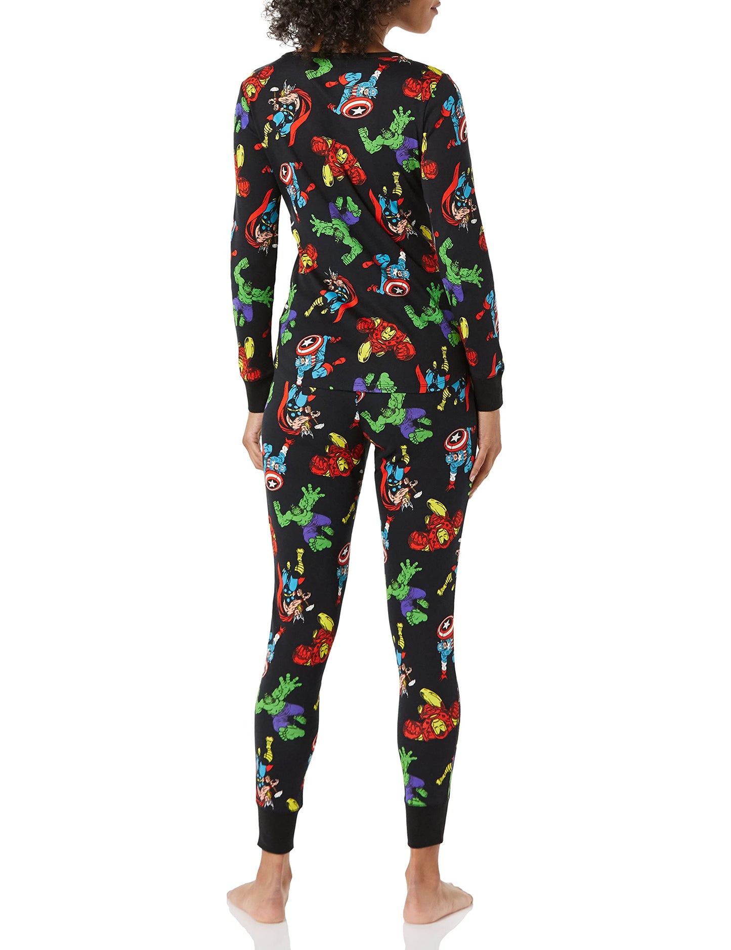 Amazon Essentials Disney | Marvel | Star Wars Women's Snug-Fit Cotton Pajama Sleepwear Sets