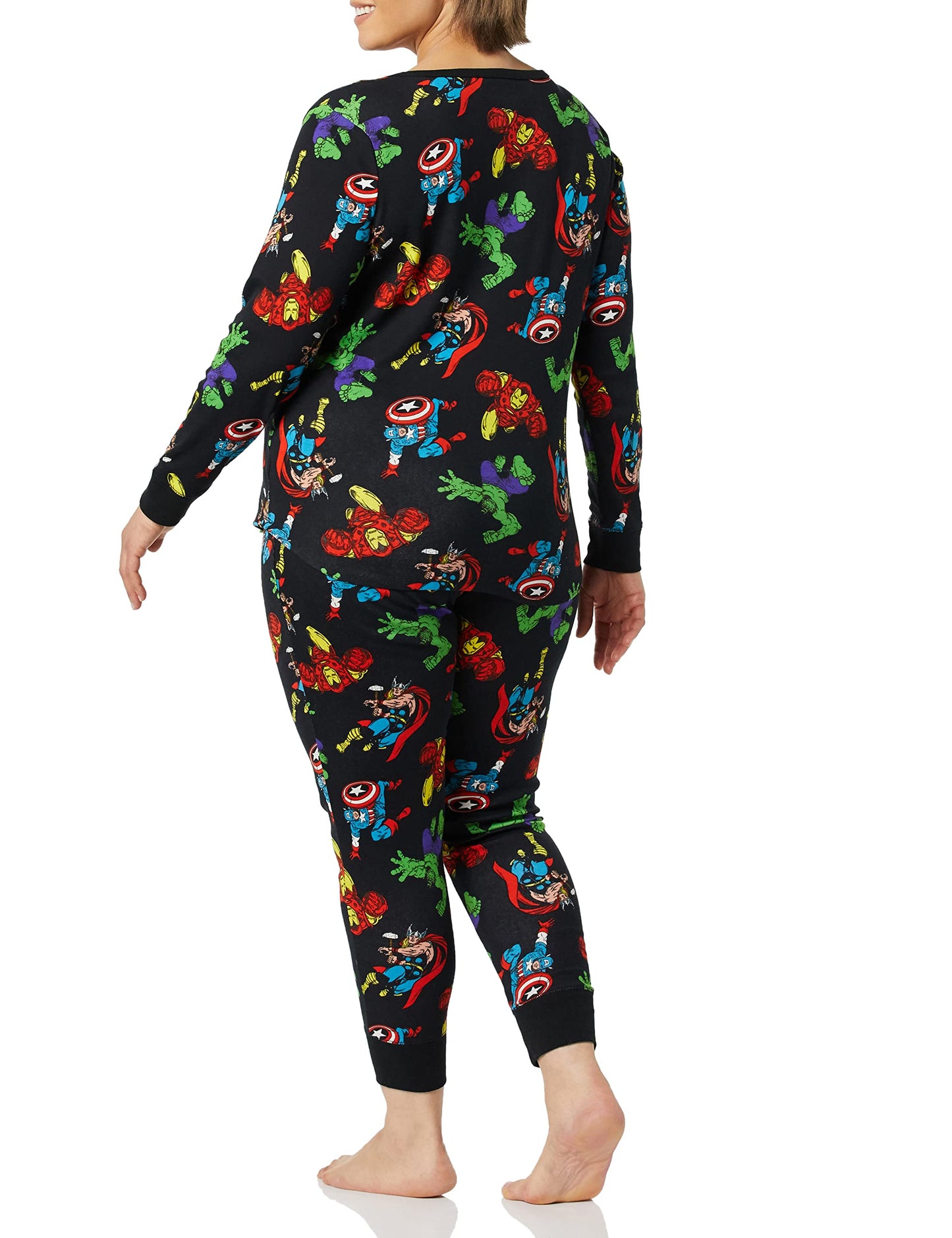 Amazon Essentials Disney | Marvel | Star Wars Women's Snug-Fit Cotton Pajama Sleepwear Sets