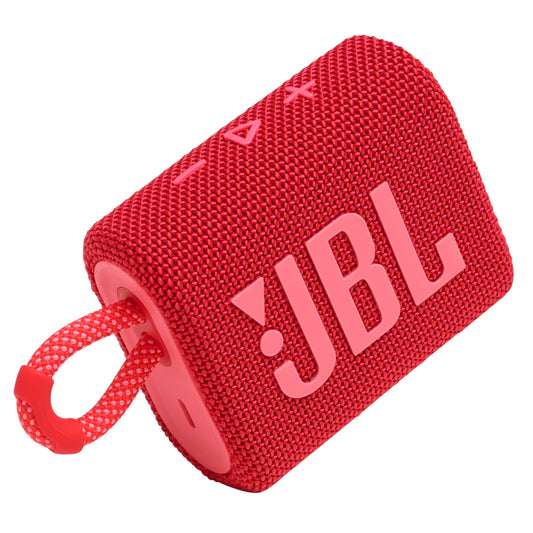 JBL Go 3 - Portable Mini Bluetooth Speaker, big audio and punchy bass, IP67 waterproof and dustproof, 5 hours of playtime, speaker for home, outdoor and travel (Pink)
