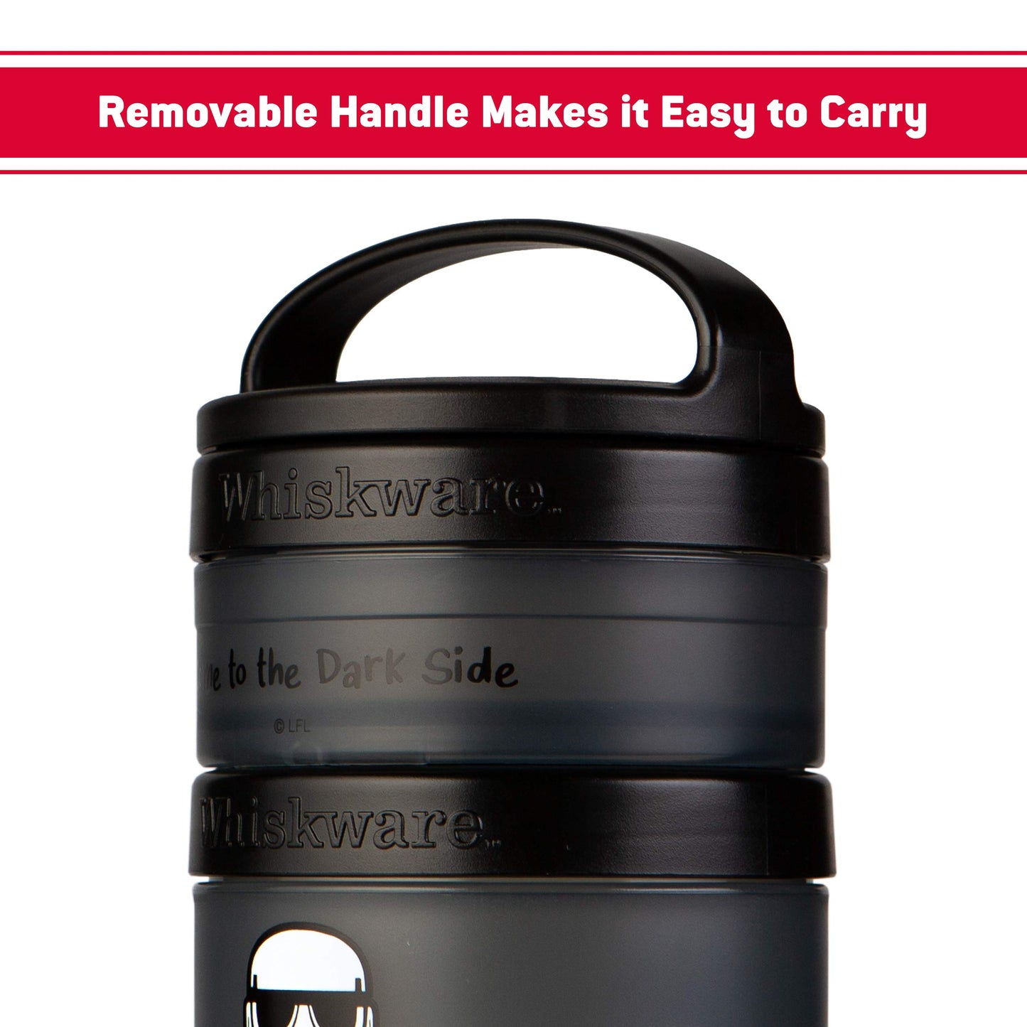 Whiskware Star Wars Stackable Snack Pack, Darth Vader & Storm Trooper