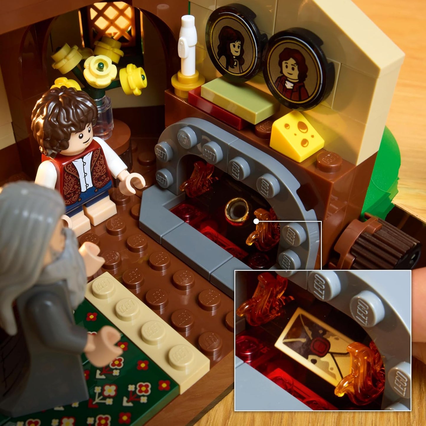 LEGO Icons The Lord of The Rings: The Shire Building Set - Room Decor for Men and Women, Ages 18+ - Adult DIY Collectible for Bedroom or Office - with Gandalf Minifigure - 10354