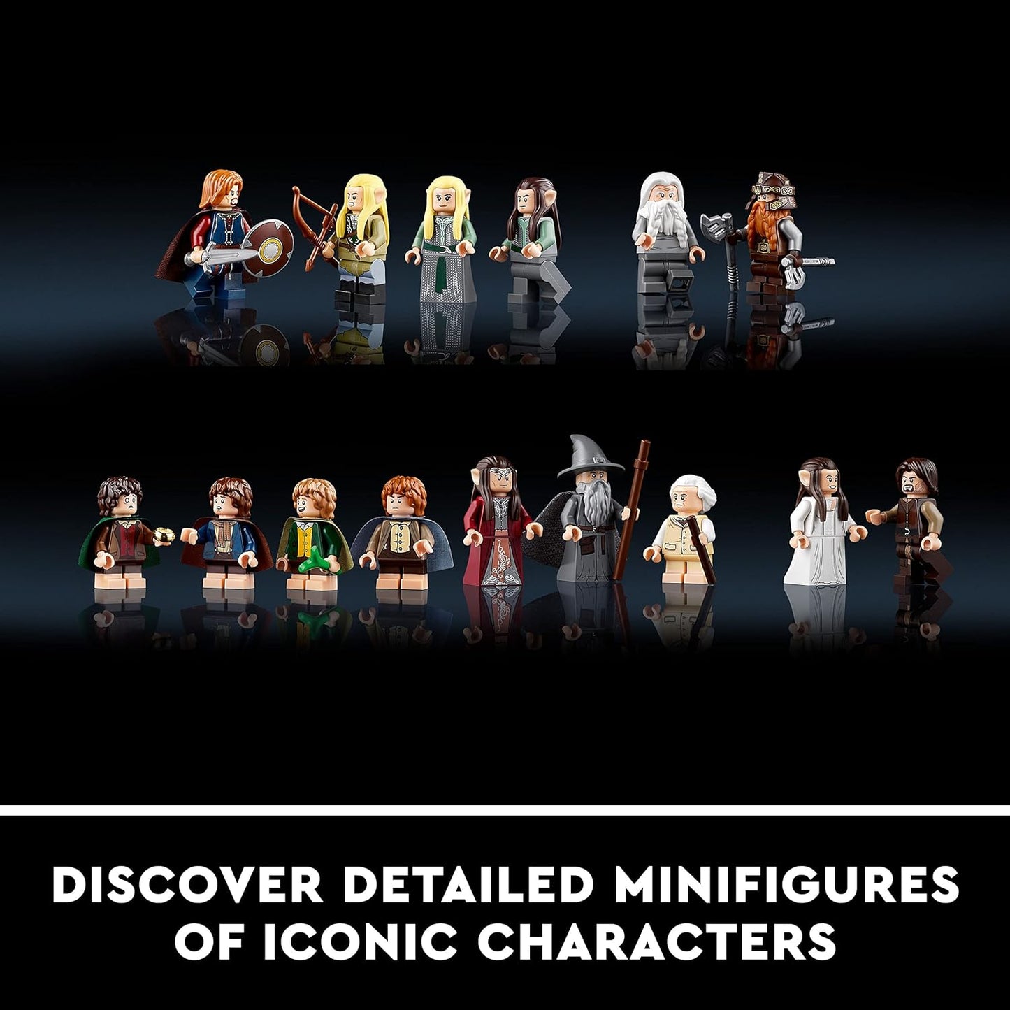 LEGO Icons The Lord of The Rings: Rivendell Building Set for Adults, Ages 18+ - LOTR Bedroom or Home Decor - Gift for Men & Women - 10316