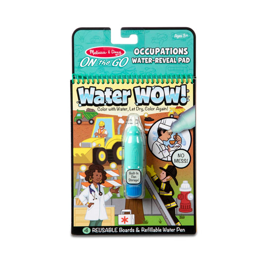 Melissa & Doug On The Go Water Wow! Mess Free Coloring Book, Reusable Water-Reveal Activity Pad, Fairy Tale, Travel Toys, Party Favors, for Toddlers & Kids Ages 3+ - FSC Certified