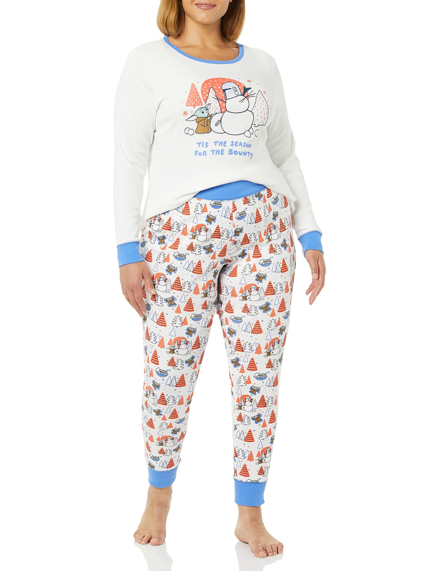 Amazon Essentials Disney | Marvel | Star Wars Women's Snug-Fit Cotton Pajama Sleepwear Sets