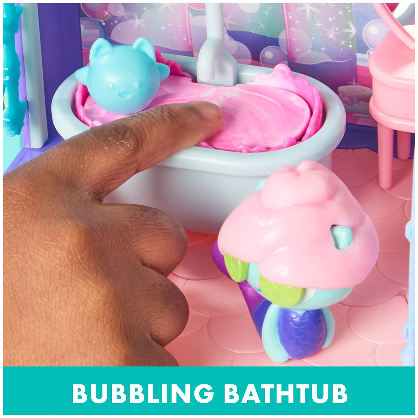 Gabby’s Dollhouse, Purrfect Dollhouse with 15 Pieces including Toy Figures, Furniture, Accessories and Sounds, Kids Toys for Ages 3 and up