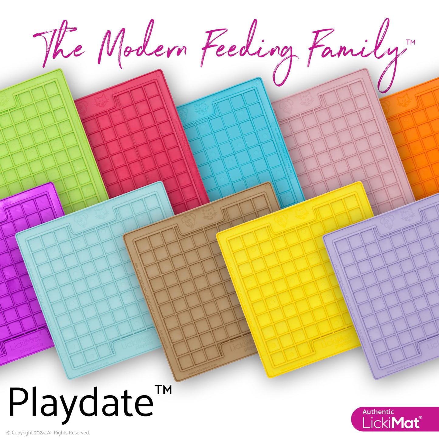 LickiMat Classic Soother Slow Feeder for Dogs Lick Mat Boredom Anxiety Reducer Perfect for Food Treats Yogurt Liquid Food Peanut Butter Fun Alternative to a Slow Feed Dog Bowl, Turquoise