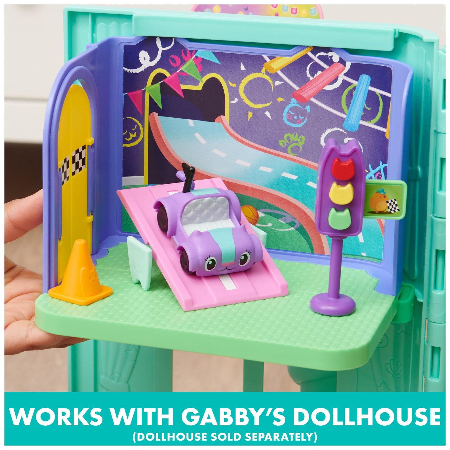 Gabby’s Dollhouse, Purrfect Dollhouse with 15 Pieces including Toy Figures, Furniture, Accessories and Sounds, Kids Toys for Ages 3 and up