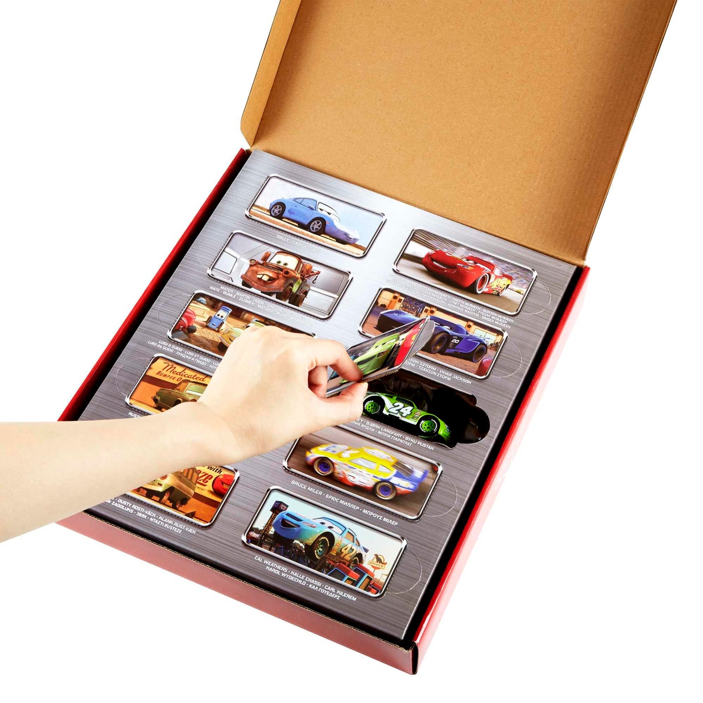 Mattel Disney and Pixar Cars Toys, Radiator Springs 3-Pack of Die-cast Toy Cars & Trucks with Lightning McQueen, Mater & Sheriff