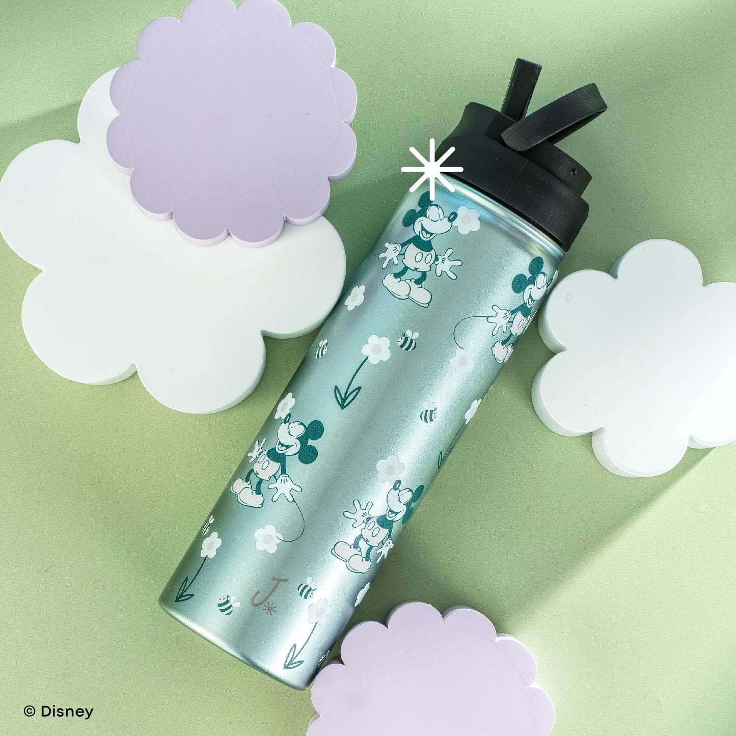 JoyJolt Stainless Steel 22 oz Star Wars Water Bottle with Straw Lid, BPA-Free Sports and Travel Vacuum Insulated Water Bottle, Destination Collection Death Star Bottle, Star Wars Gifts